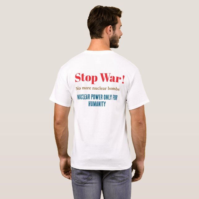 Camiseta de Slogan (Parte Traseira Completa)