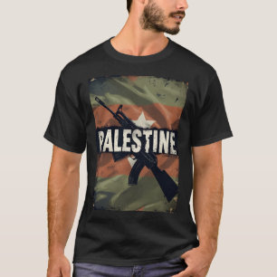 Camiseta de Solidariedade à Palestina Gaza Camisa
