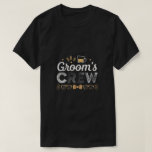 Camiseta de solteiro do Groom<br><div class="desc">Comemore em estilo com esta tenda da Tripulação do Groom - a camisa perfeita para as despedida de solteiro,  fins de semana de casamento e festividades pré-casamento. Divertido,  ousado e confortável,  faz o esquadrão do noivo se destacar!</div>