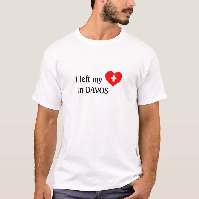 Camiseta de souvenir Love Davos (Frente)