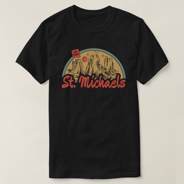 Camiseta de St. Michaels, Arizona (Frente do Design)