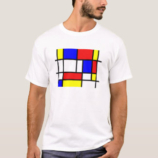 Camiseta De Stijl – Style Mondrian coloré et géométrique