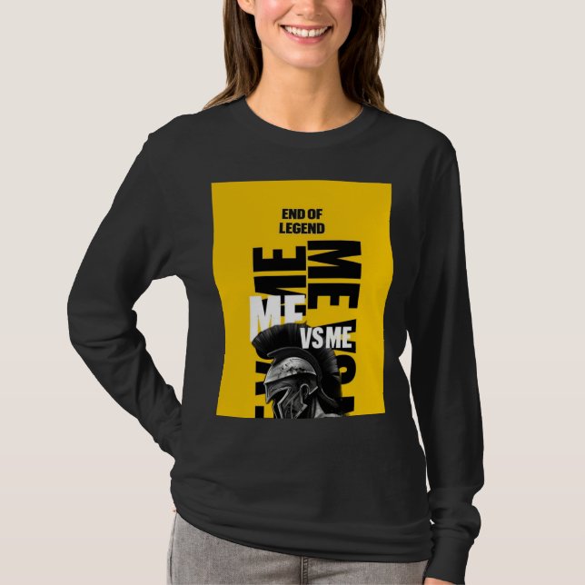Camiseta de Sudor Graphic Me vs Me Fim da Lenda (Frente)