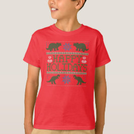 Camiseta de suéter de Natal feia para crianças