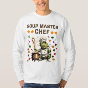 Camiseta de Suéter T Mestre Chef Sopa Sapo Engraça