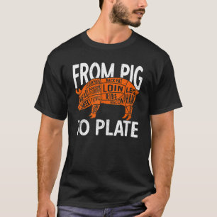 Camiseta De Suíno A Placa Compro De Carnes De Carneiro
