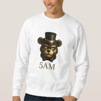 Camiseta de suor de terror de jogo noturno das 5h