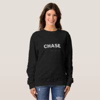 Camiseta de suor feminina Simple Typhography Chase
