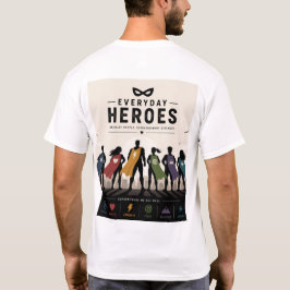 Camiseta de Super-Herói Heróis Diários – Força Cor