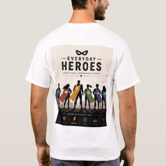 Camiseta de Super-Herói Heróis Diários – Força Cor