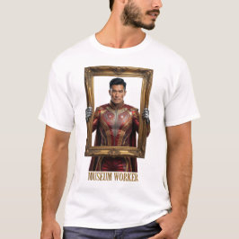 Camiseta de Super-herói Trabalhador de Museu