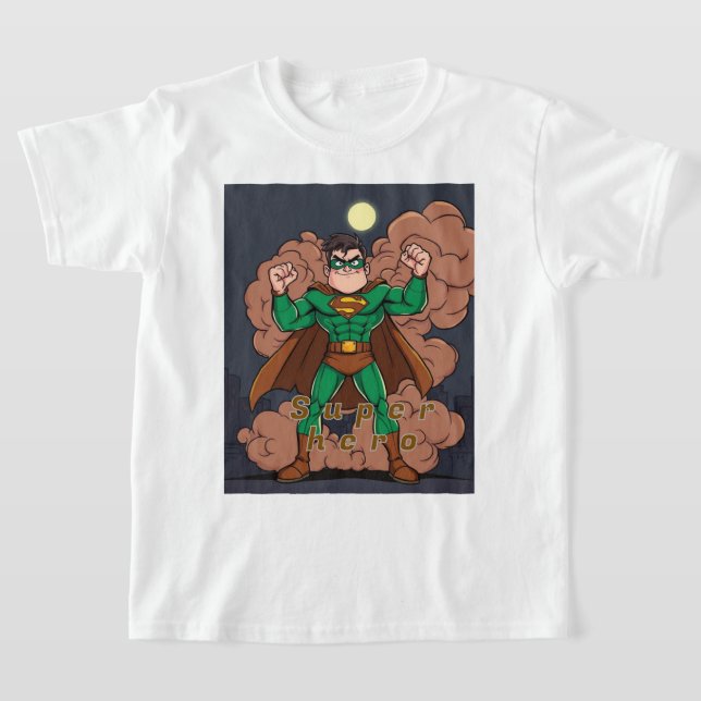 Camiseta de Super-Heróis - "Forte, Corajosa e (Postura )