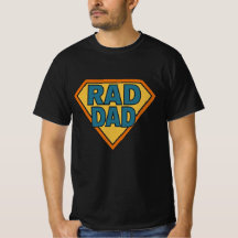 Camiseta de super pai de Pai rígido