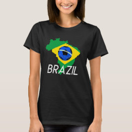 Camiseta de Suporte da Equipe de Futebol do Brasil