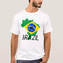 Camiseta de Suporte da Equipe de Futebol do Brasil