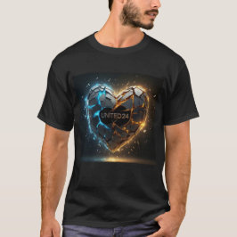 Camiseta de suporte do Broken Heart United24 Ucrân