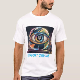 Camiseta de suporte Global Eye Ucrânia United24