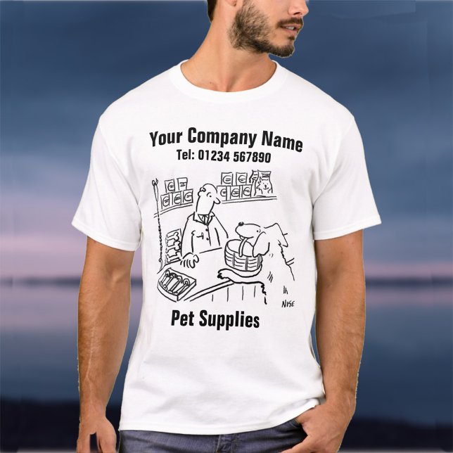 Camiseta de Suprimentos para Animais de Estimação (Criador carregado)