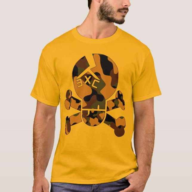 Camiseta De "T do osso Camo" das maravalhas (Frente)