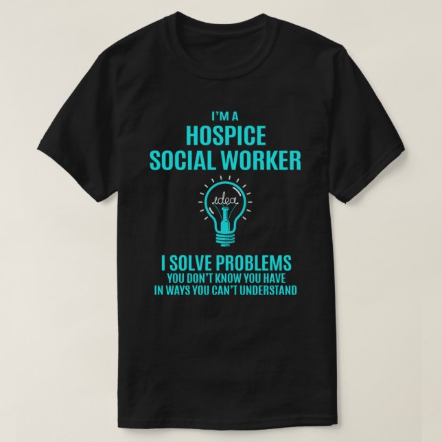 Camiseta de T do Trabalhador Social do Hospital -  (Frente do Design)