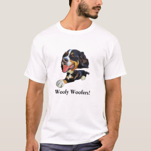 Camiseta de T-shirt dos Homens da Montanha Bernese