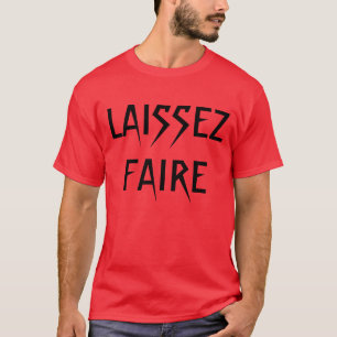 Camiseta De "t-shirt Laissez Faire"