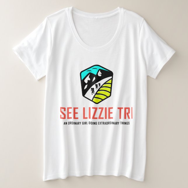 Camiseta de tamanho adicional para mulheres - Ver  (Frente do Design)