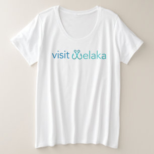 Camiseta de tamanho mais feminino