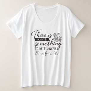 Camiseta de tamanho mais inspiradora para mulheres
