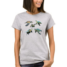 Camiseta de Tartaruga Marinha