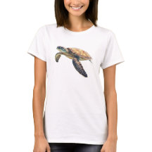 Camiseta de Tartaruga Marinha