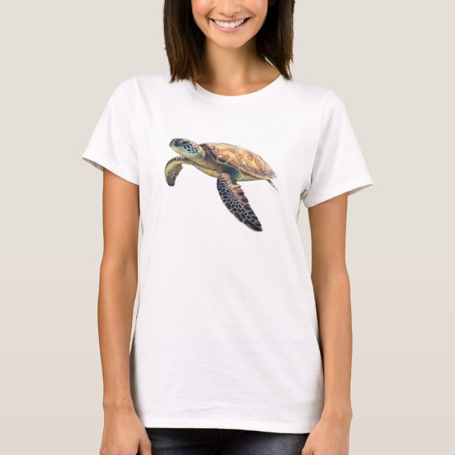 Camiseta de Tartaruga Marinha (Frente)