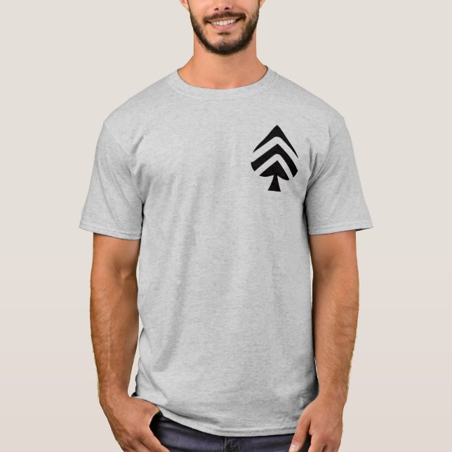 Camiseta de tendência com estilo único (Frente)