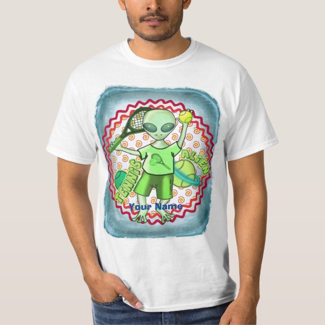 Camiseta de Ténis Alien (Frente)