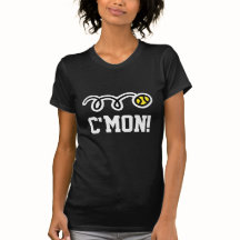 Camiseta de tênis C'mon - Presente para jogadores
