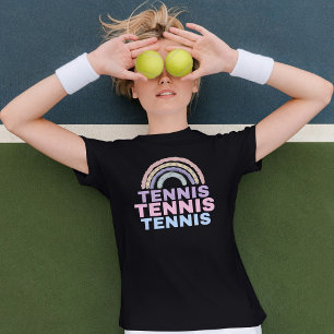 Camiseta de Tênis Feminina "Ténis Ténis Ténis" Arc