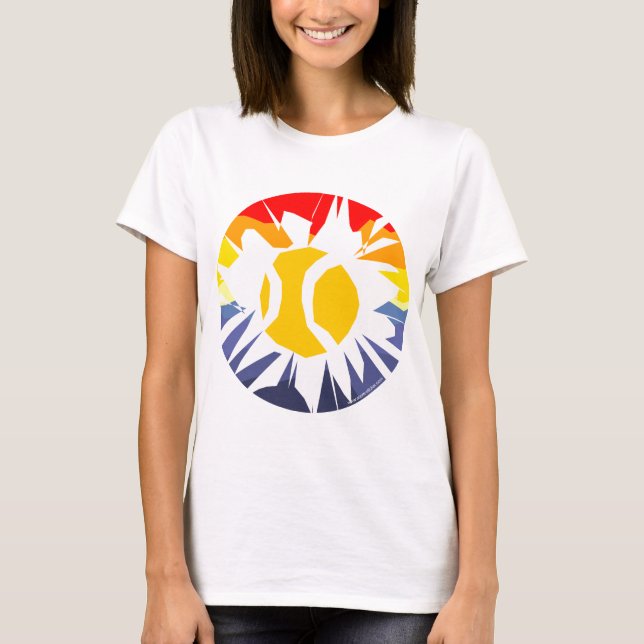 Camiseta de tênis Tie Break para mulheres e menina (Frente)