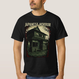 Camiseta de terror japonês