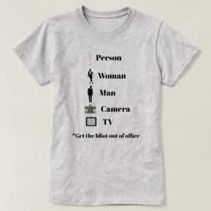 Camiseta de teste cognitivo