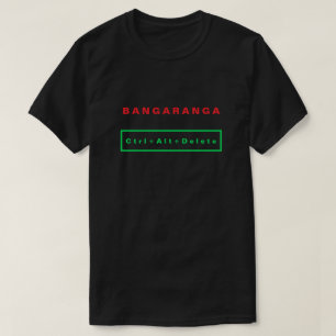 Camiseta de Texto Atraente Bangaranga - Seja Feliz