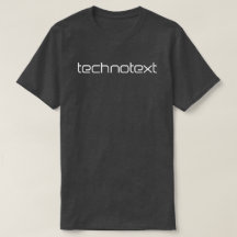 Camiseta de texto do Technotext legal