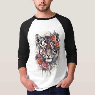 Camiseta de Tigre Indígena Majestosa