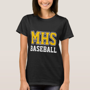Camiseta de time de beisebol personalizada com esp