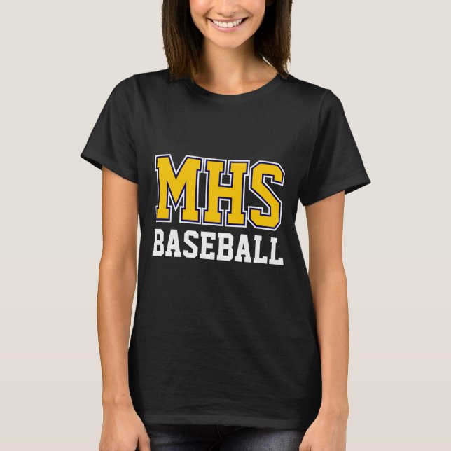 Camiseta de time de beisebol personalizada com esp (Frente)