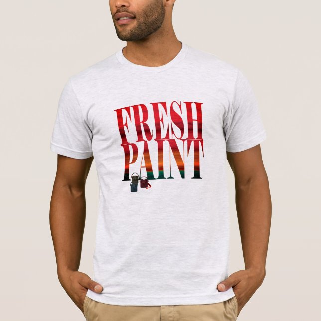 Camiseta de tinta fresca (Frente)