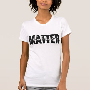 Camiseta de Tipografia Black Lives Matter