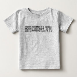 Camiseta de Tipografia Brooklyn NY, BK, Nova Iorqu