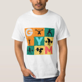 Camiseta de Tipografia de Treino de Academia Vinta