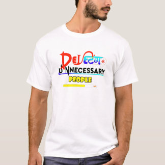 Camiseta De Tipografia, Excluindo Pessoas Desneces