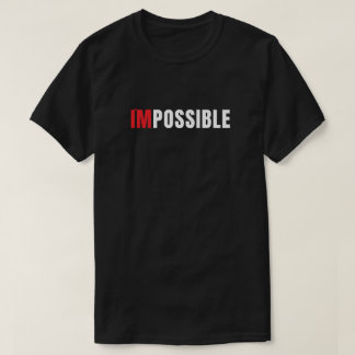 Camiseta de tipografia minimalista Modern I'm Poss
